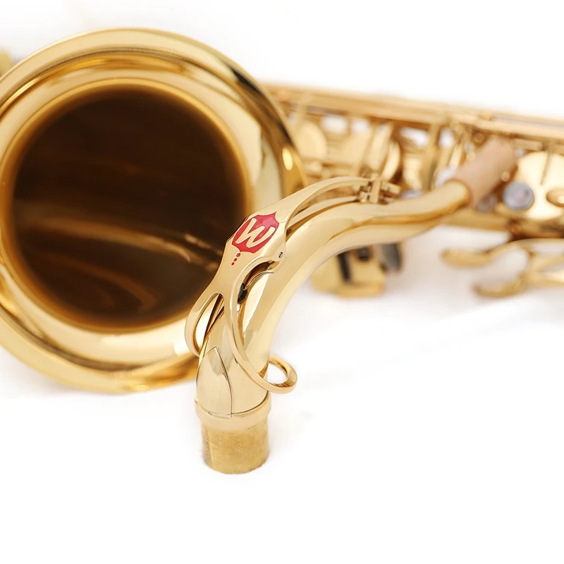 Kopen Weissenberg Tenorsaxofoon Bb Goudlak Sax Muzikale Professionele Saxofoon T-606hl