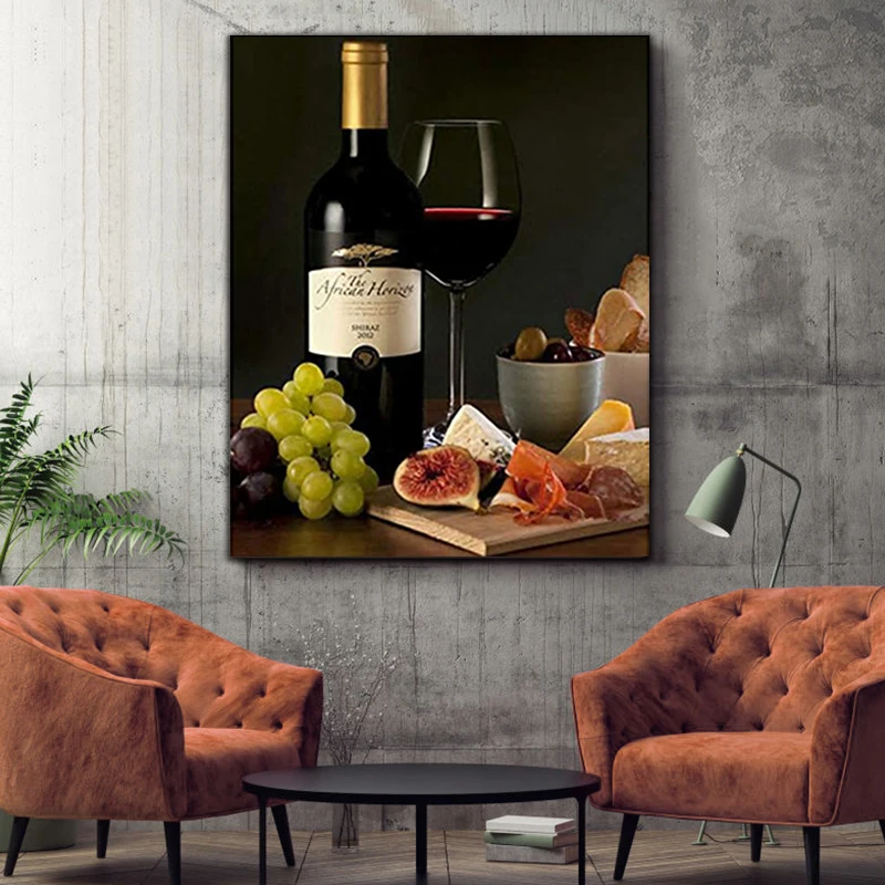 DIY картинки для раскраски по номерам с натюрмортом рисунок рельефная картина