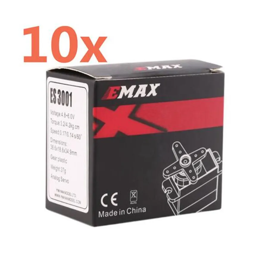 Emax фиксированное крыло 43g пластиковый зуб Аналоговый сервопривод цифровой