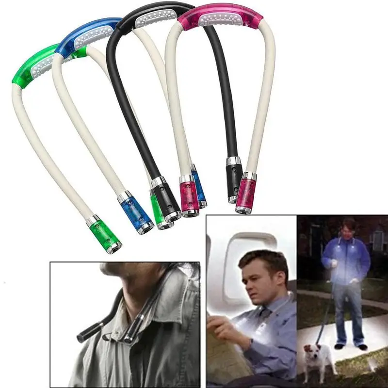 1 шт. Гибкая вязаная крючком лампа 4 цвета регулируемый светильник светодиодный