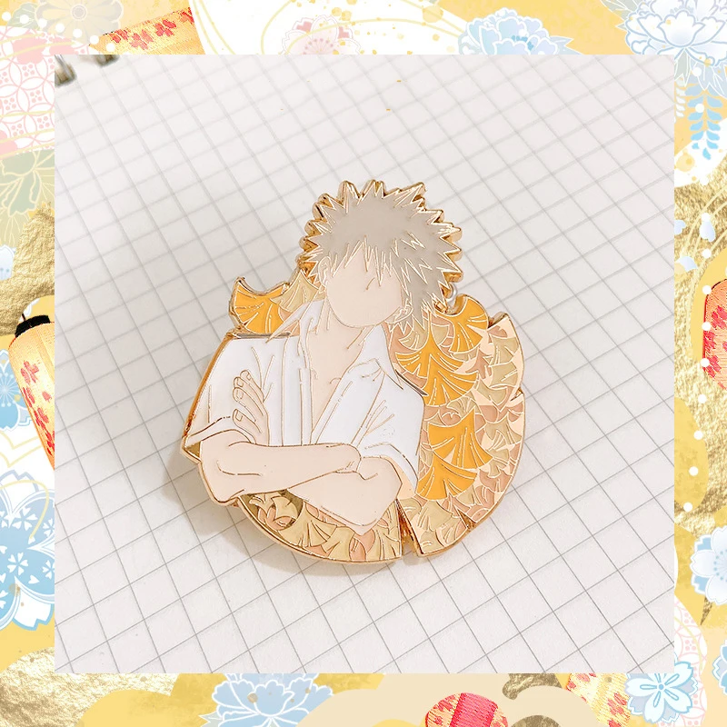 

High Grade Boku no My Hero Academia Pins Anime Badges Enamel Metal Badge Pin Cosplay Props Spray Paint Brooch Souvenir Gift