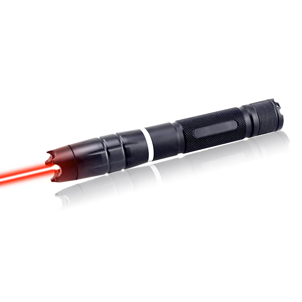 Without Star Caps CWLASER Мощный 200 мВт 650 нм Фокусируемый красный лазерный указатель(черный - Испускаемый цвет: Without Star Caps