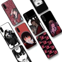 japanese anime kakegurui jabami yumeko phone case for xiaomi mi9 mi8 f1 9se 10 lite pro coque for note 2 mix max 3