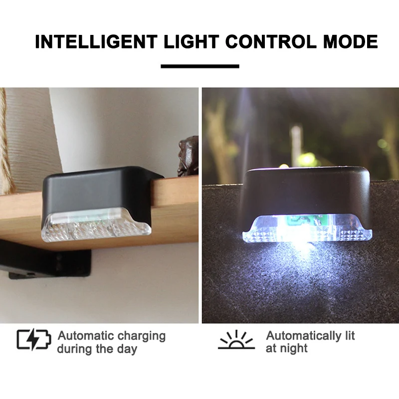 Точечный набор из 4 шт. Солнечный Мощность светодиодный забор светильник