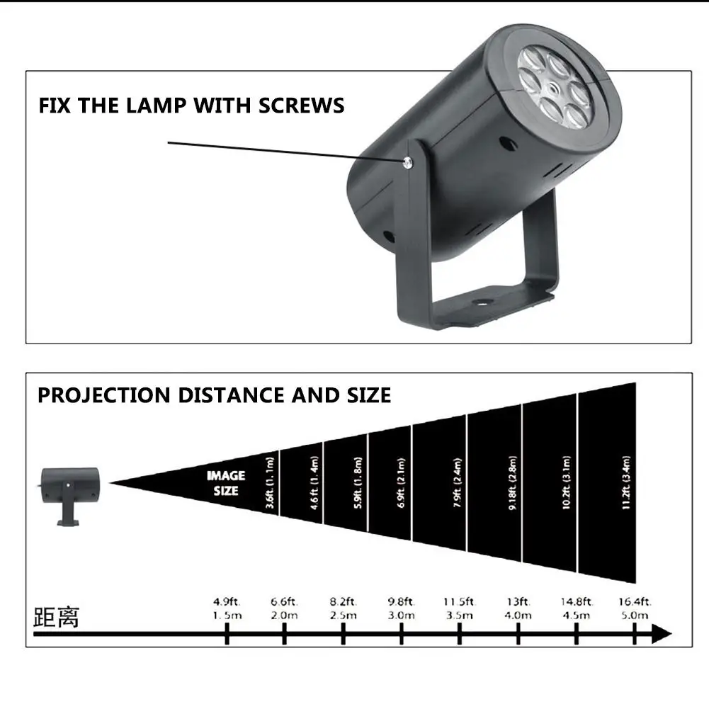 

12 Patterns LED Laser Christmas Projector Snowflake Disco Light Christmas Party Lights Waterproof Xams Decorations For Home