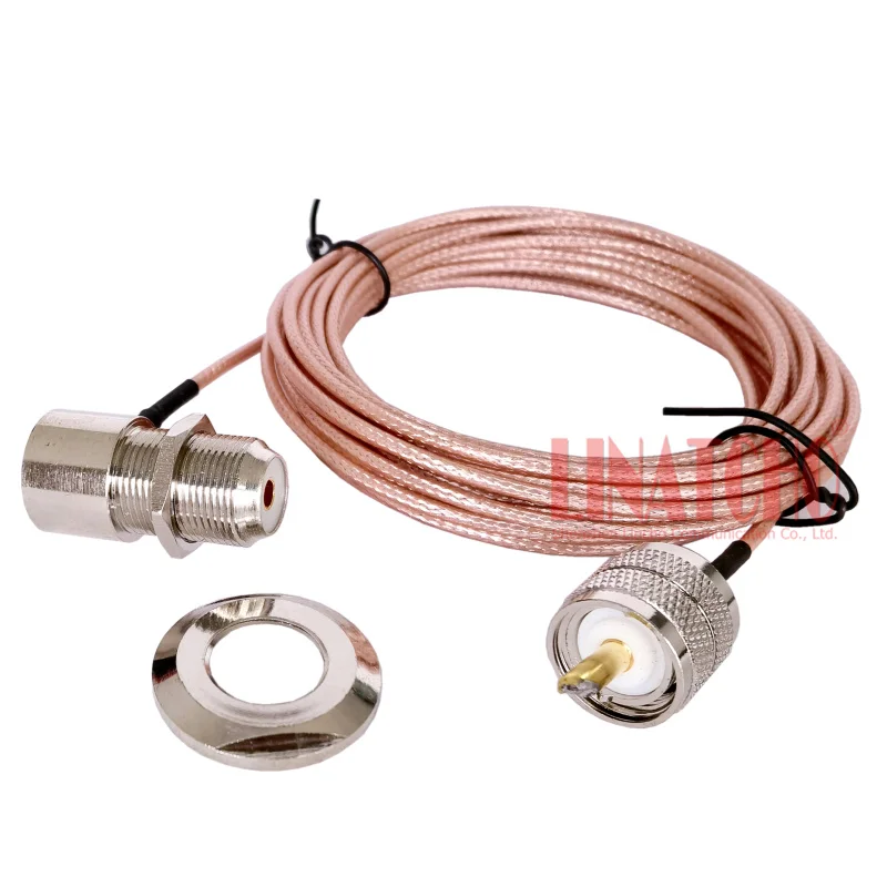 5 Meter PL259 UHF Male to Female Antenna Cable Coaxial RG316 Low Loss Car Radio Antenna Extension Cable