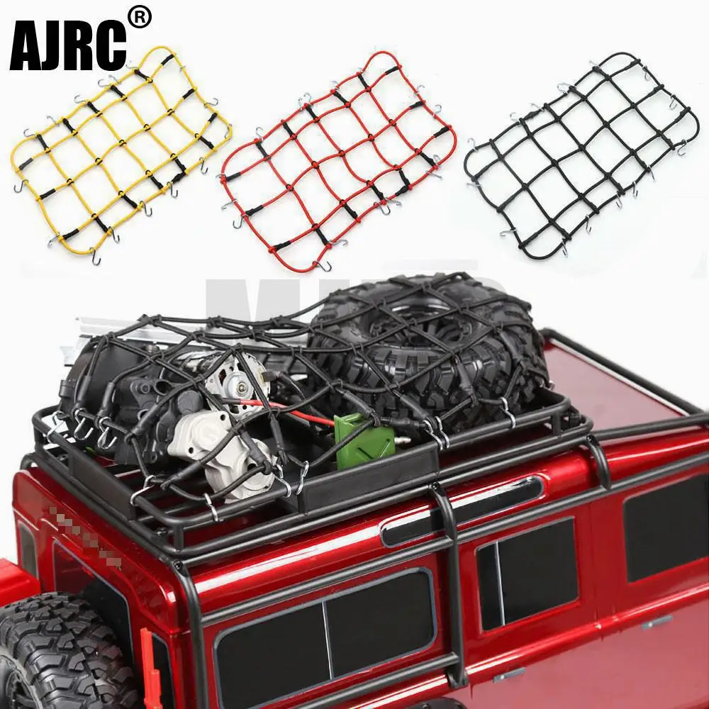 AJRC-accesorios para coche teledirigido, Red de equipaje elástica en 6 colores para 1/10 RC Crawler