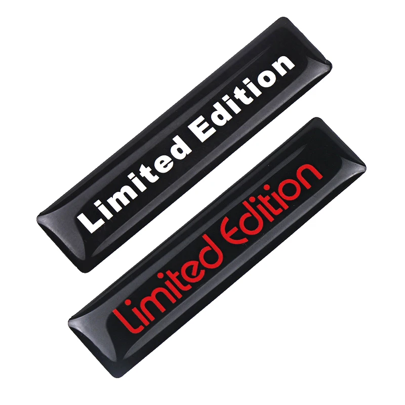 

NEW 2PCS 3D Epoxy Limited Edition Badge Emblem Car Interior/Exterior Decorative Stickers for Suzuki Honda Mercedes-Benz Ford KIA