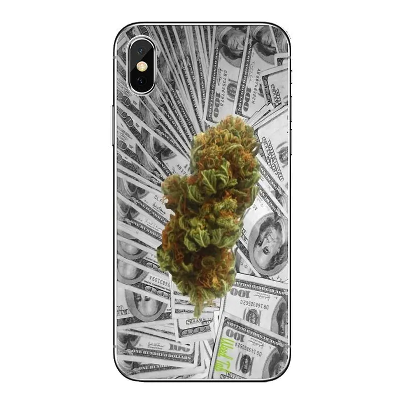 Soft Transparent Covers For LG G3 G4 Mini G5 G6 G7 Q6 Q7 Q8 Q9 V10 V20 V30 X Power 2 3 K10 K4 K8 2017 Drug Dealer Money Weed Art |