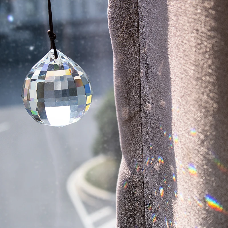 Шар Призма H & D Suncatcher 40 мм подвесной хрустальный шар призма граненая люстра