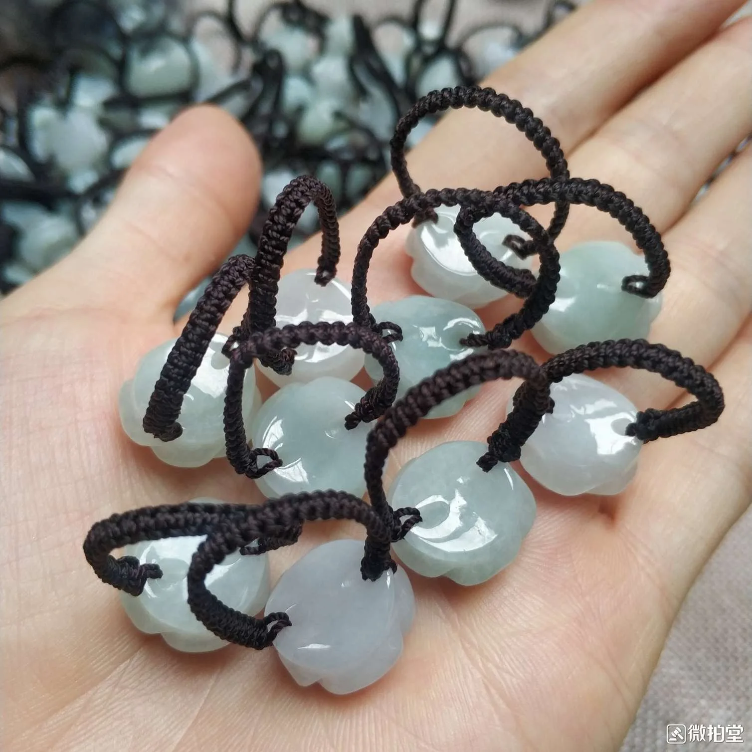 5 шт. натуральный изумруд жадеит розовое кольцо аксессуары сделай сам браслет