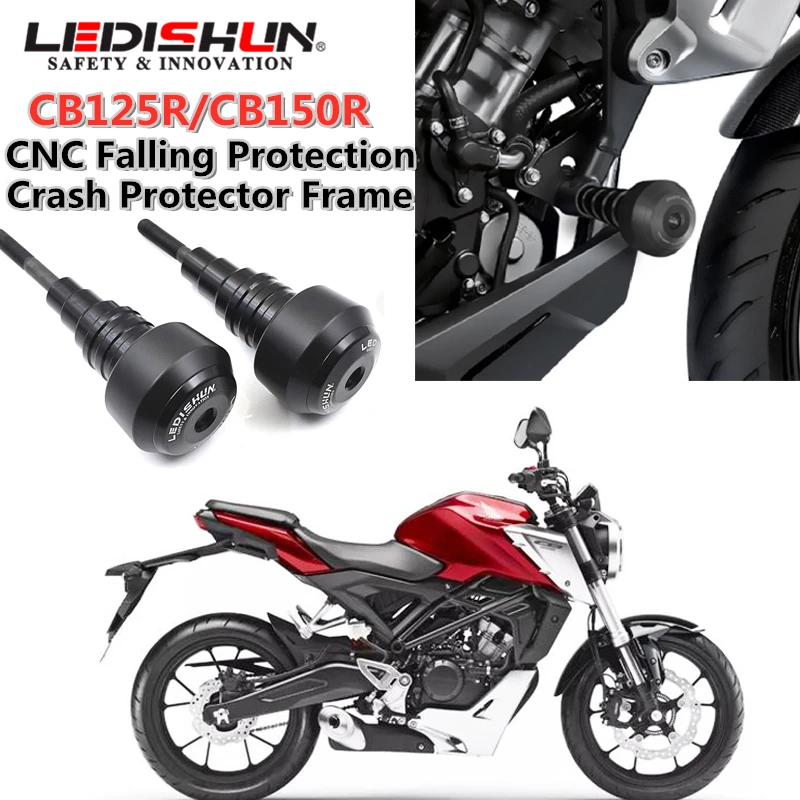 Защита от падения с CNC мотоцикла защита ударов ползунок рамы для Honda CB150R CB 150R 2017-2021