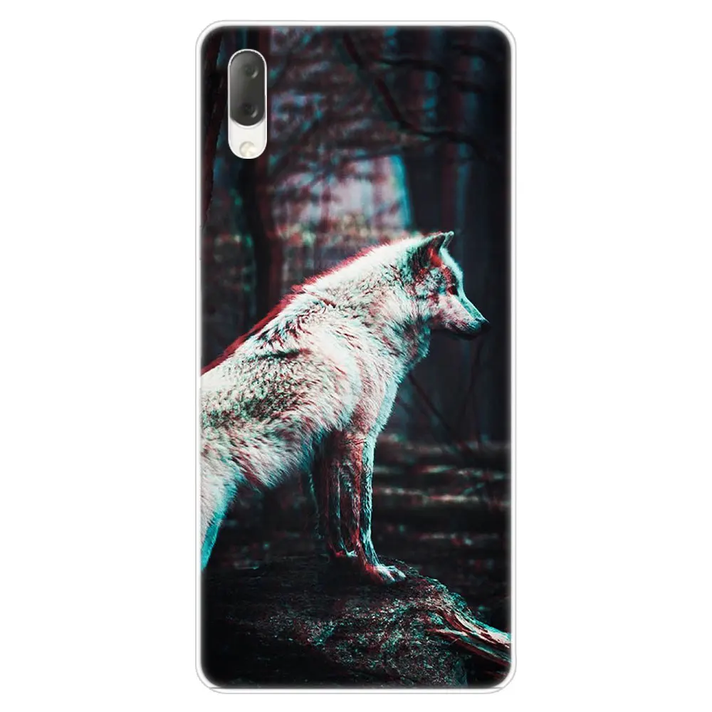 001 Животных "Волк" модная жесткий чехол для Sony Xperia L1 L2 L3 X XA XA1 XA2 XA3 ультра 10 плюс E5 XZ XZ1 XZ2 компактный XZ3 XZ5 2 20 крышка - Цвет: 001