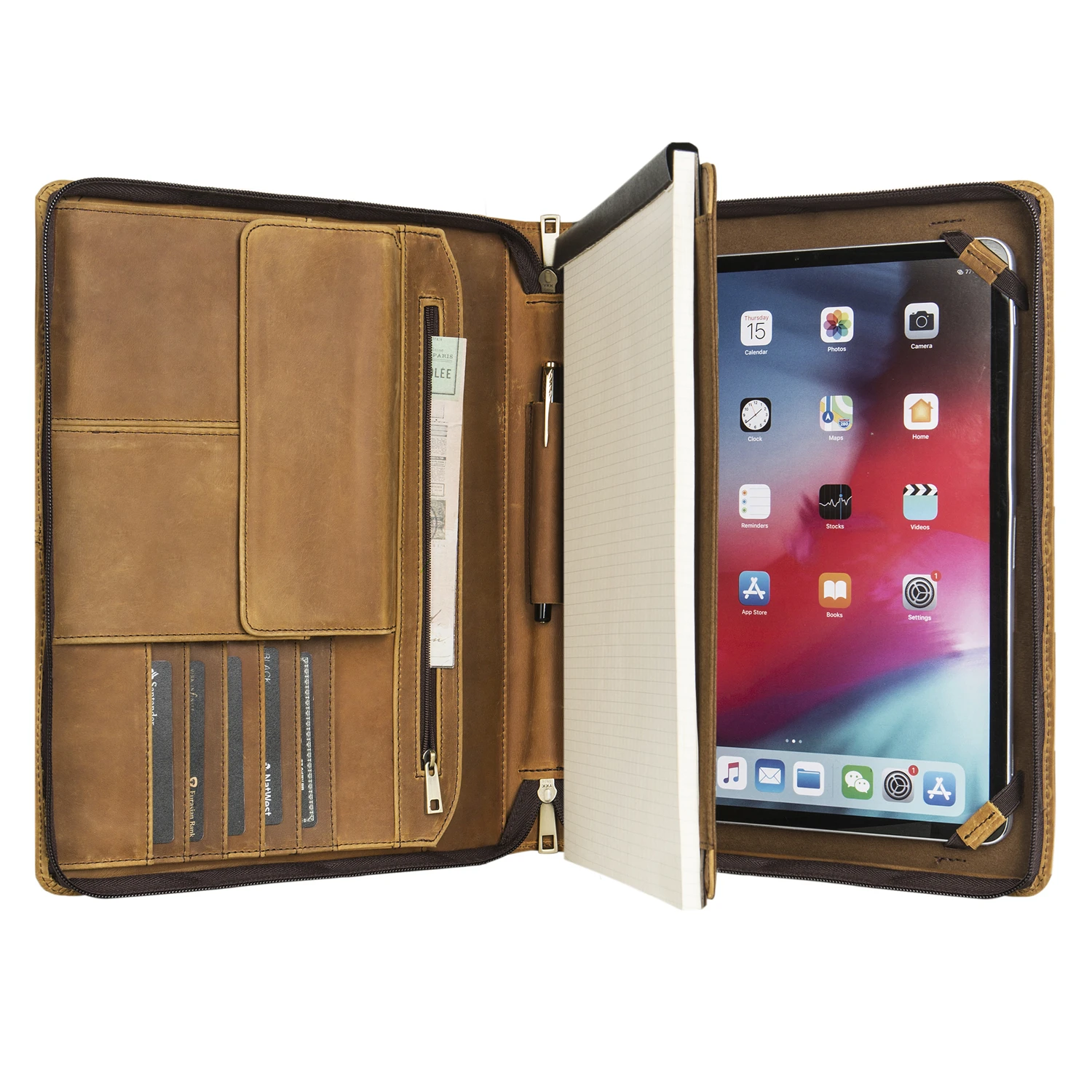 Ручная работа винтажный портфель из натуральной кожи A4 папка индивидуальный