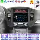 Автомагнитола 2 Din, мультимедийный видеоплеер с GPS, 2 + 32 ГБ, Android IPS BT для Mitsubishi Pajero 4 V80 V90 2006 - 2014