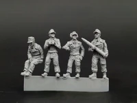172 scale die cast resin figure wwii german assault artillery model assembly kit unpainted