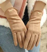 winter gloves touch screen full finger gloves mittens winter warm cottontouch screen women gloves elegant ladies gloves