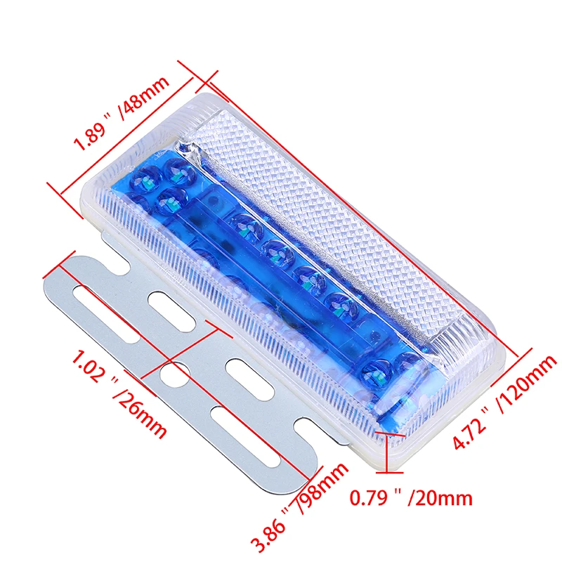 POSSBAY 28 светодиодный габаритный фсветильник рь для автомобиля грузовика прицепа