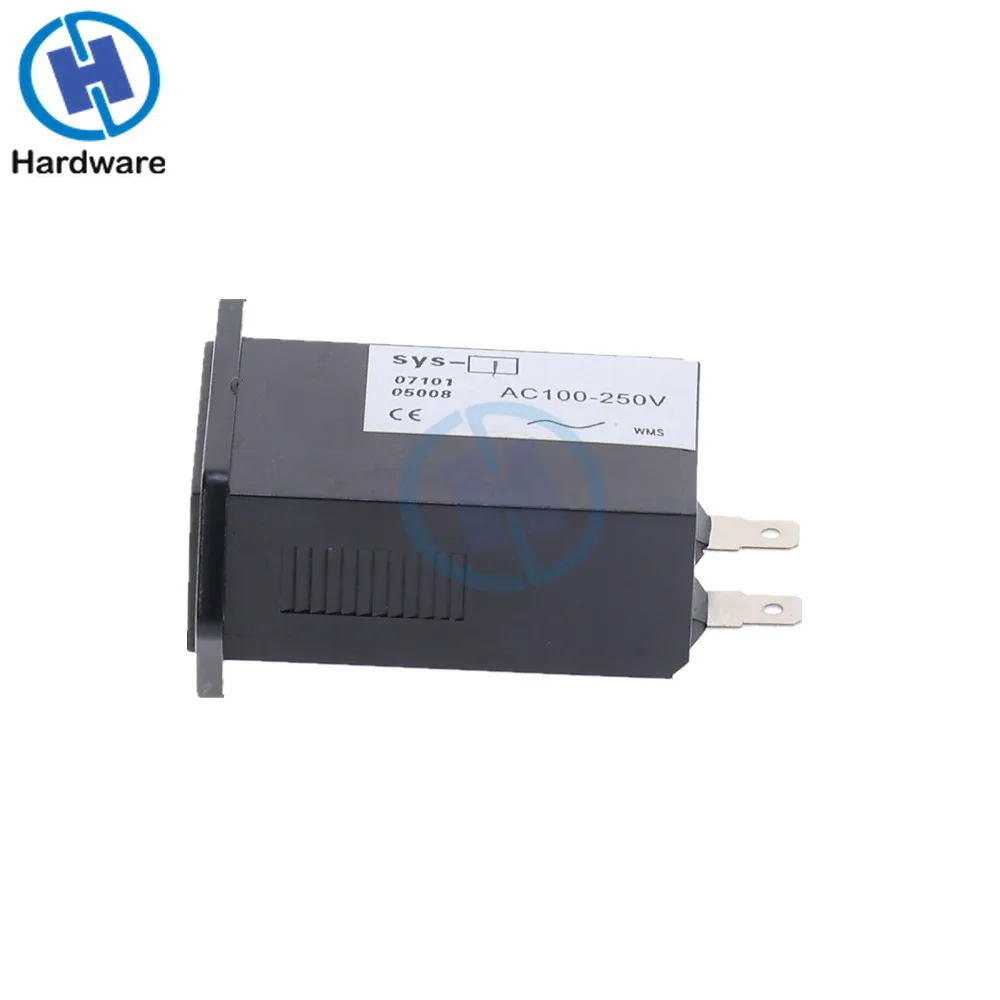 AC100 250V 6 цифр счетчик моточасов полный Герметичный кварцевые Таймер Счетчик SYS 1 0 H