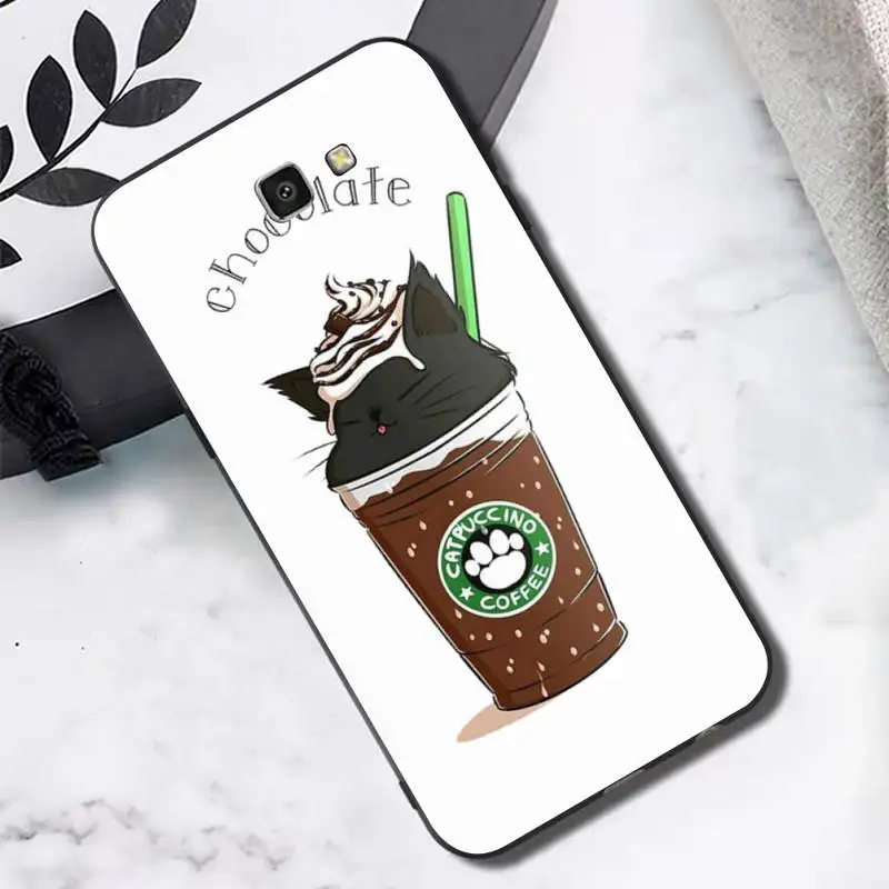 Чехол для телефона TOPLBPCS Ctue с рисунком молочного чая медведя Boba Samsung J4 plus J2prime J5 J6 2016