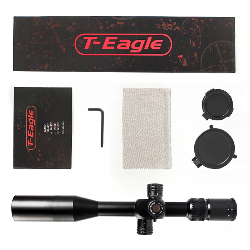 T-EAGLE MR 4-16X44 FFP компактный прицел охотничий оптический прицел снайперский тактический пистолет прицел подходит. 308win для PCP