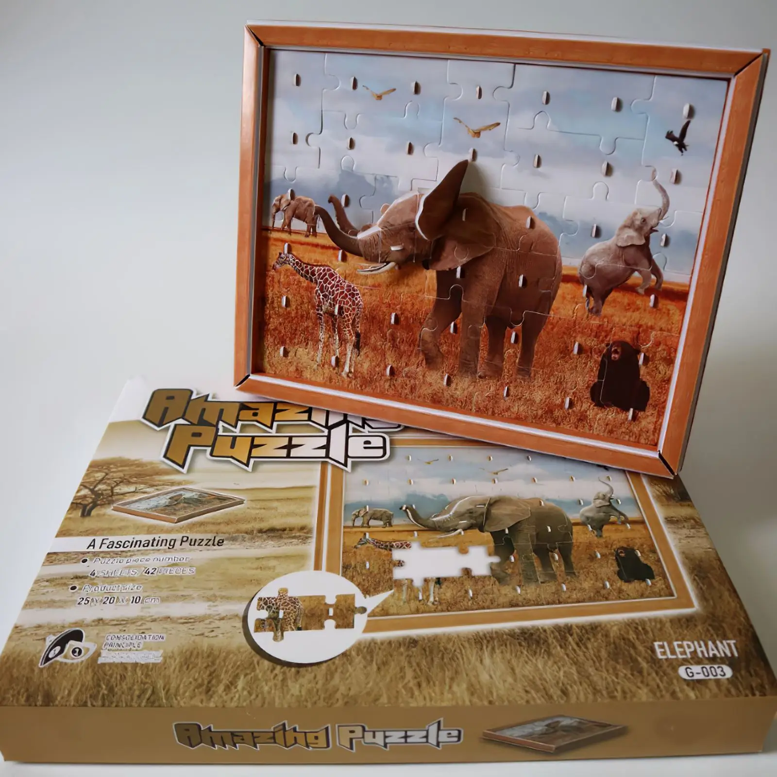 

Three Dimensional Dinosaur Puzzling Toy Children Education Brain Training Puzzling Toy Puzzling Painting