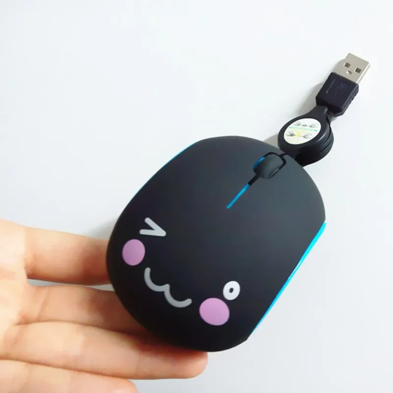gaming computer mouse small cute girl mini mouse cartoon mouse usb creative wired laptop silent mouse for macbook wholesale free global shipping