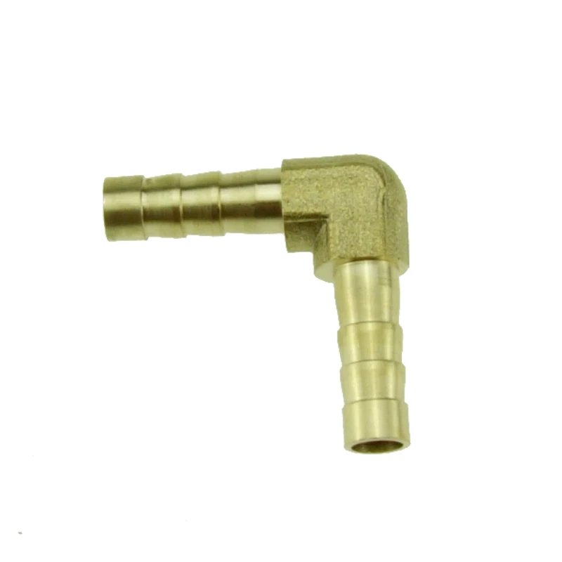 Латунный штуцер для шланга с хвостовиком 90 градусов коленчатый СОЕДИНИТЕЛЬ 6 8 10 12