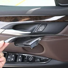 Для BMW X5 F15 X6 F16 2014 2018 ABS углеродное волокно Автомобильная