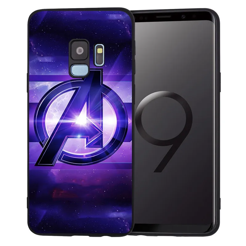 С принтами "Marvel", "Мстители", для Samsung Galaxy S6 S7 край S8 S9 S10 Plus Note 8, 9, 10, A30 A40 A50 A60 A70 M10 M20 чехол для телефона etui
