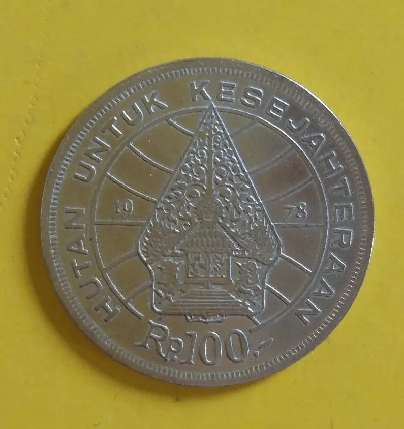 Индонезия 500 rupiah 1979 Азия монеты старые оригинальные необычные памятная версия 100%