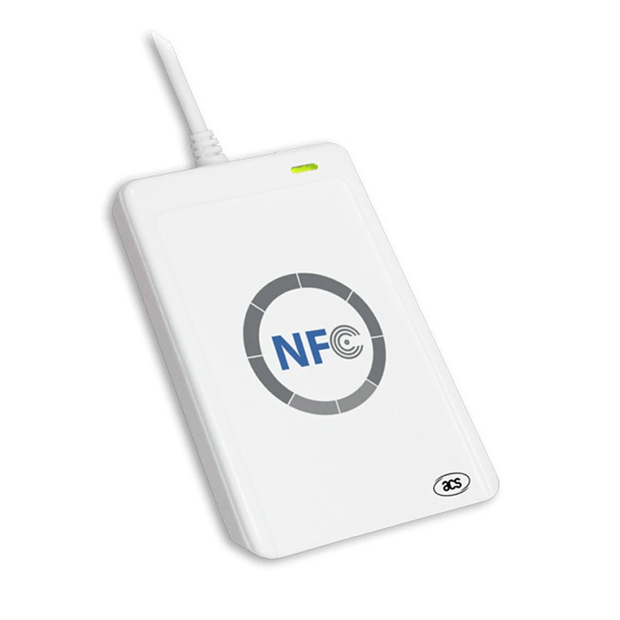 

Original USB ACR122U NFC RFID Card Reader Writer For all 4 types of NFC (ISO/IEC18092) Tags +1 SDK CD
