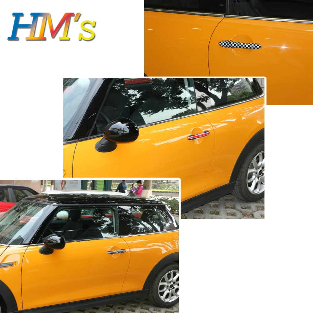 Наклейки для ручки двери MINI Cooper F54 F55 F56 F57 F60 Стайлинг Countryman Clubman аксессуары|Внешние