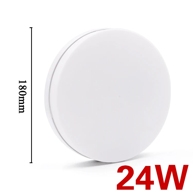 24W B Circular EnwYe 6 Вт, 9 Вт, 13 Вт, 18 Вт, 24 Вт, 36 Вт, 48 Вт, светодиодная Круглая Панель для поверхностного монтажа, светодиодный потолочный светильник AC 85-265 в, лампада, светодиодная лампа - Цвет корпуса: 24W B Circular