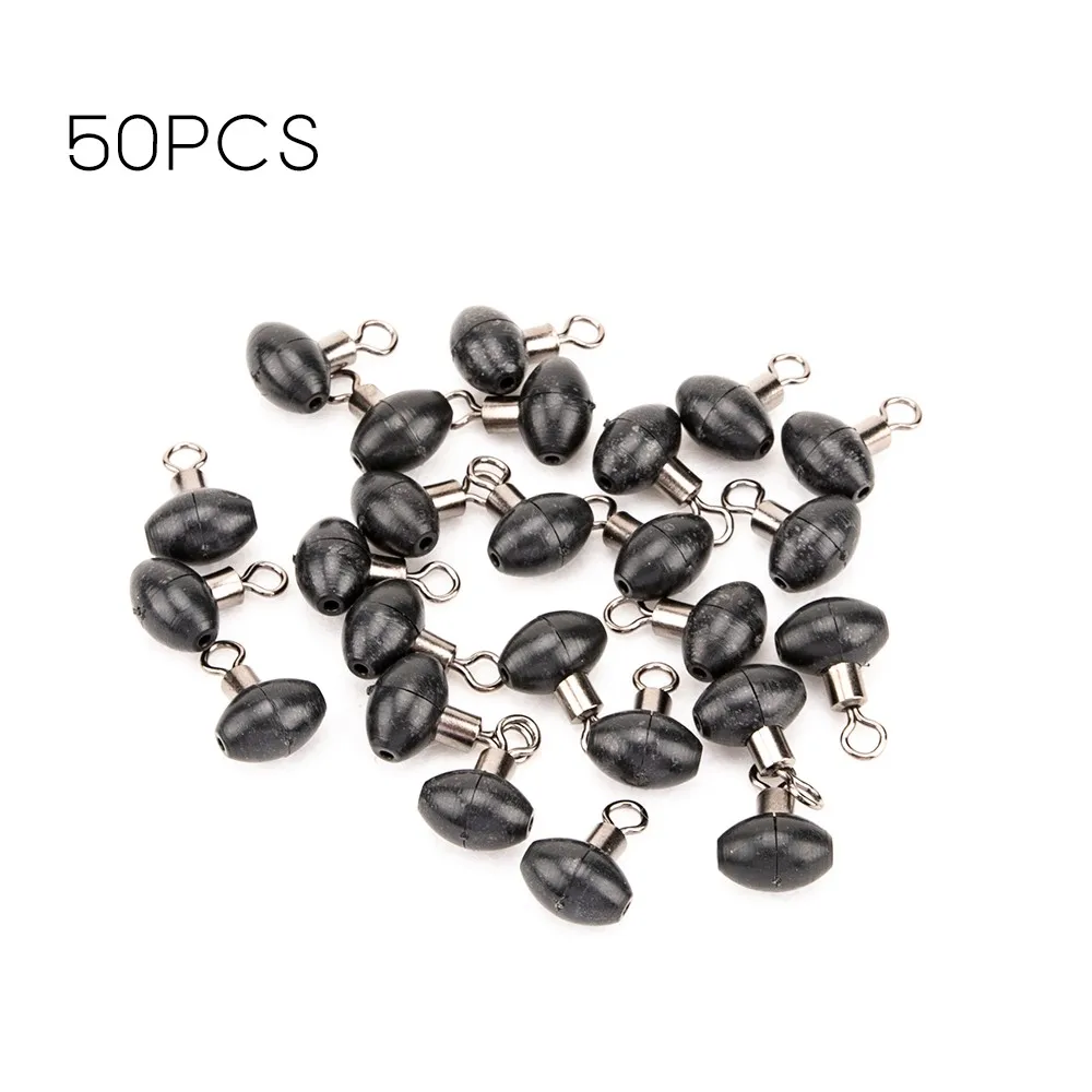 

Zip Pulley Beads 10/20/50/100Pcs Clip Fishing Line Slider Swivel Tackle