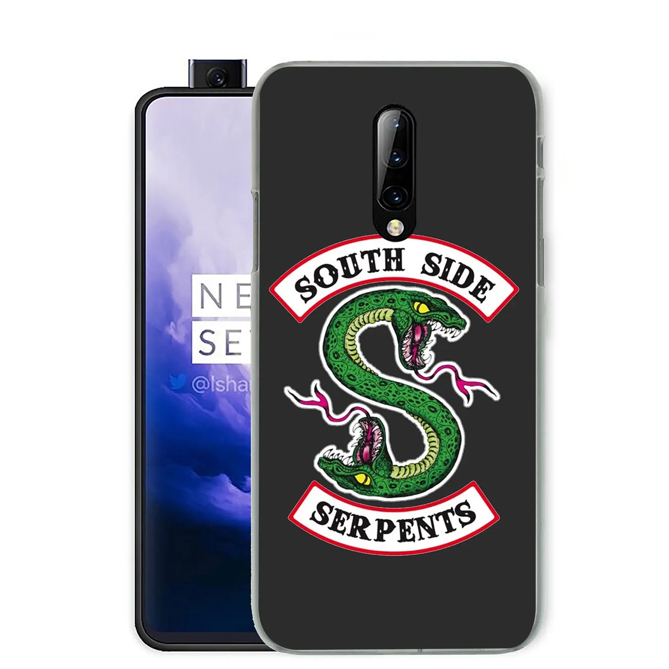 Ханука &quotSouth Side serpents&quot Жесткий Пластик сотовый Чехол для телефона Oneplus 7 7T Pro 6 6T