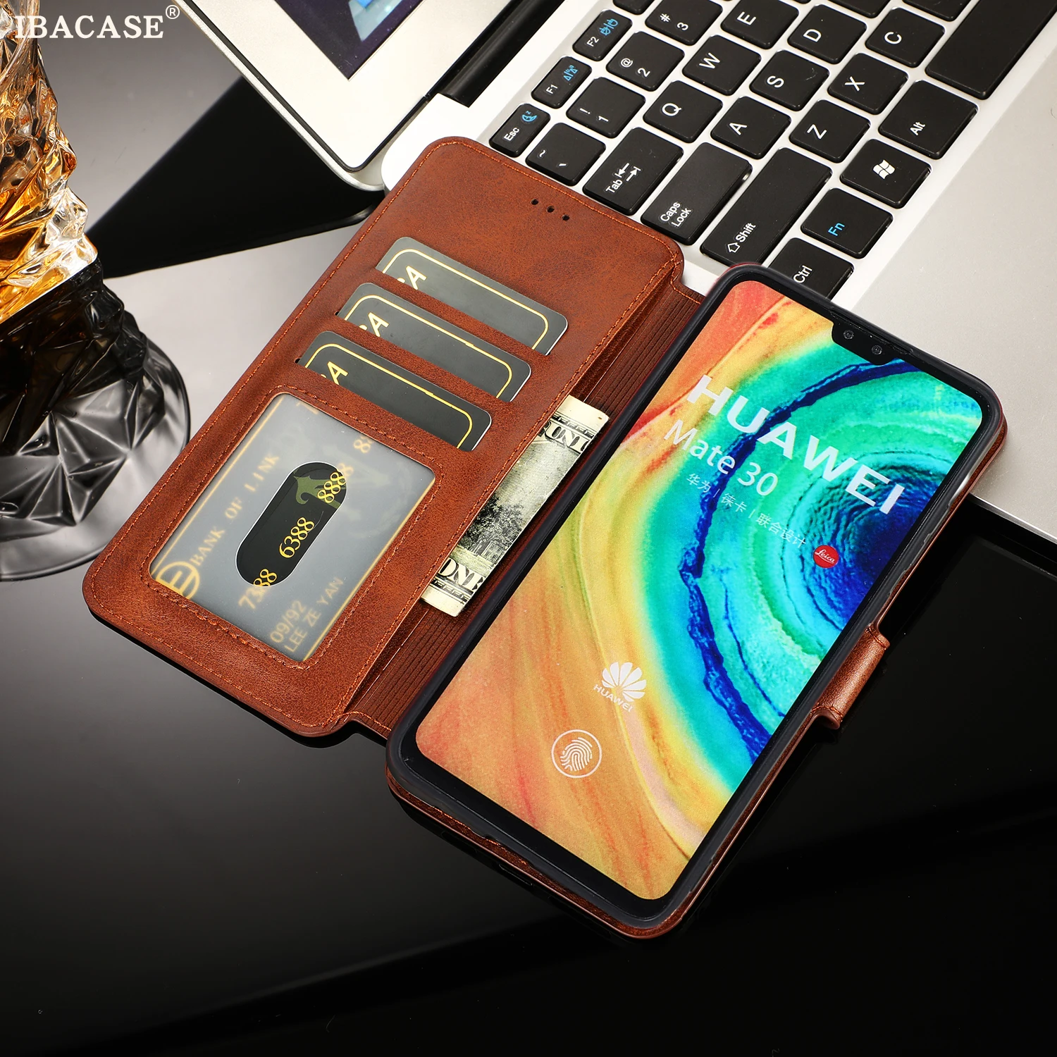 Кожаный чехол в стиле ретро для huawei mate 30 pro 20 Honor 8X Nova 5i 9 lite с откидной подставкой