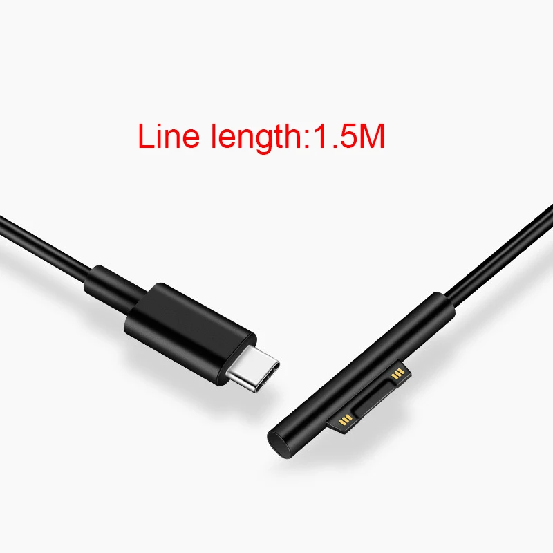 1.5M USB C Charging Cable 12V Built-In PTC Protect Compatible for Surface Pro 3/4 | Электроника