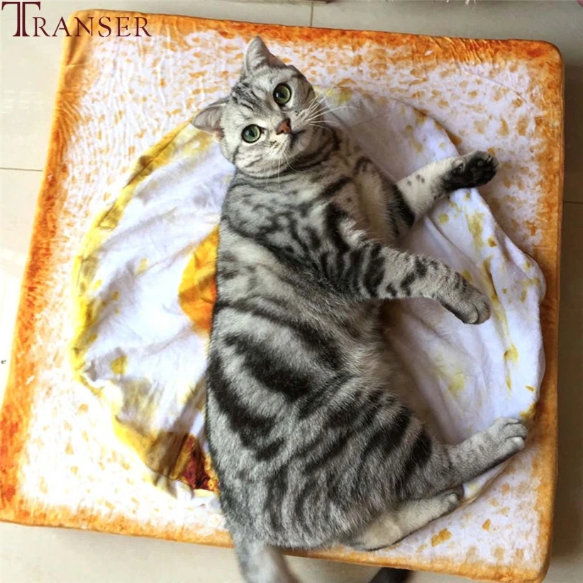 Transer 1 шт. плюшевые 3D жареные яйца круглый щенок коврик для домашних животных