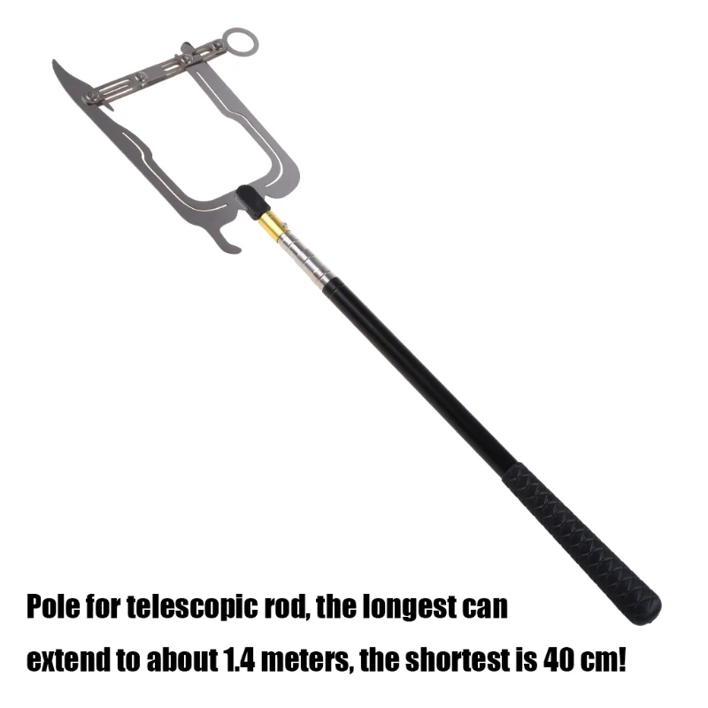 

Multi-Purpose Dock Hook Telescopic Boat Tie Rope Hook Tool for Boat Easy Long-Distance Threader Boat Puller