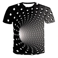 2020 new casual mens t shirt summer fashion short sleeved 3d round neck tops visual pattern shirt oversized male t shirt