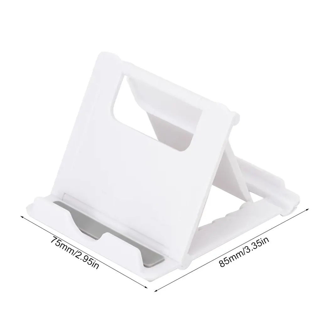 

Adjustable Tablet Stand Folding Lazy Video Bracket Mobile Phone Tablet Desktop Foldable Stand for Pads phones white