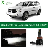 xlights bulbs for dodge durango 2004 2005 2006 2007 2008 2009 led headlight low high beam canbus headlamp lamp light accessories