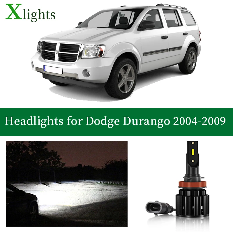 Лампы X светильник s Для Dodge Durango 2004 2005 2006 2007 2008 2009 светодиодные фары ближнего и