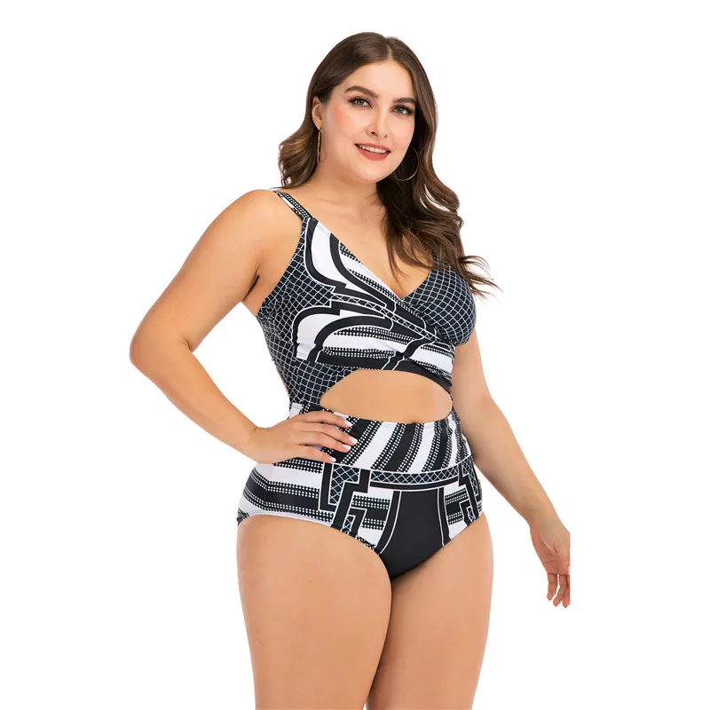 Высокое качество большой размер Женский комплект бикини L 4XL пуш ап купальник