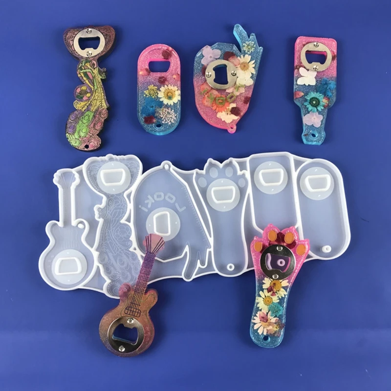 Открывалка для бутылок открывалка пива штопор силиконовая форма поделки