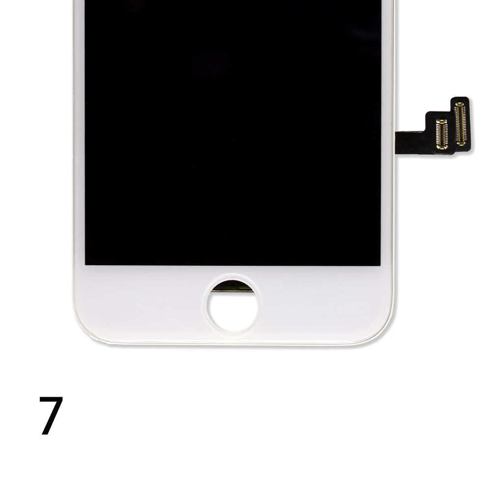 Черный/белый класс AAA+ ЖК-дисплей для iPhone 5 5S 6 6 S 7 3D сенсорный дигитайзер сборка экрана Ecran Замена+ закаленное стекло