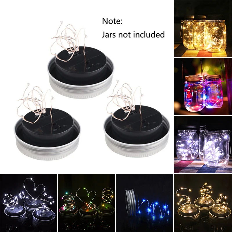 Романтический светодиодный светильник-фея на солнечных батареях для каменной