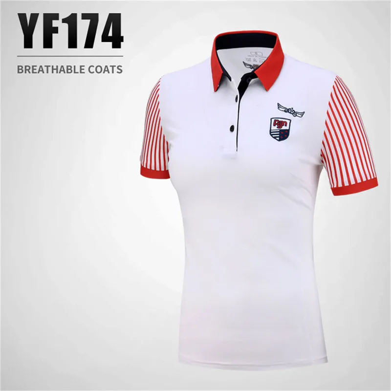 Женская футболка для гольфа PGM Женские топы с коротким рукавом спортивная одежда