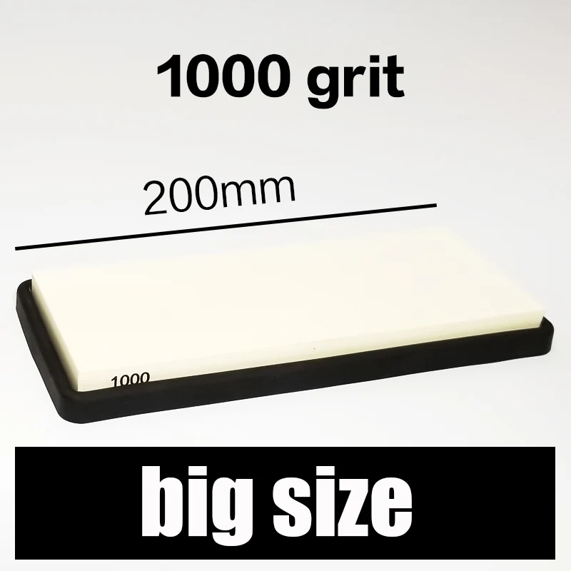big size 200MM 1000 240 600 1500 4000 6000 зернистость профессиональная точилка для ножей точильный камень масляные камни - Цвет: big size 200MM 1000